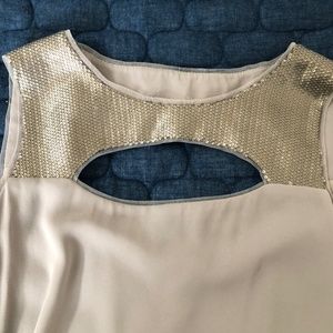 BCBG MaxAzria Bianca sequin tank. small.